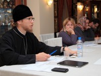 В школе №1681 иеромонах Онисим провел родительское собрание по выбору модуля ОПК